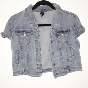 Short Sleeve Denim Jacket